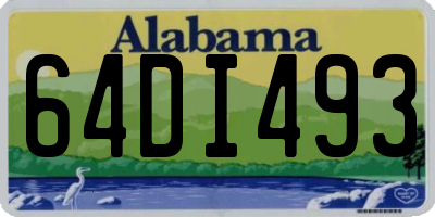 AL license plate 64DI493