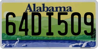 AL license plate 64DI509