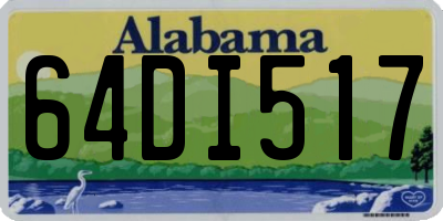AL license plate 64DI517