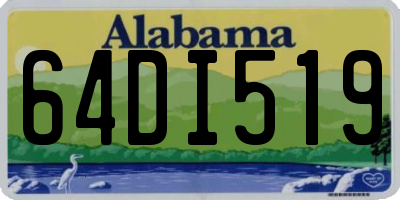 AL license plate 64DI519