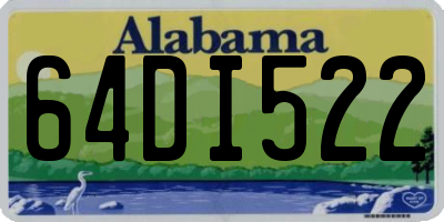 AL license plate 64DI522