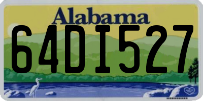 AL license plate 64DI527