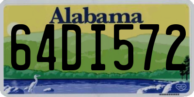 AL license plate 64DI572