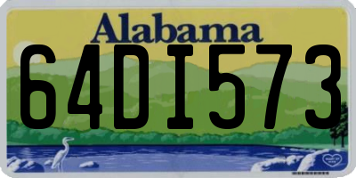 AL license plate 64DI573