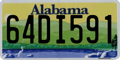 AL license plate 64DI591