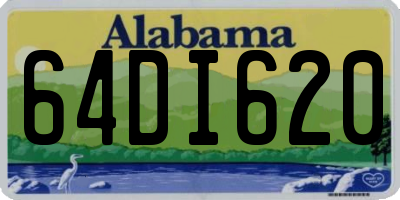 AL license plate 64DI620