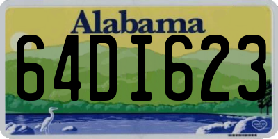 AL license plate 64DI623