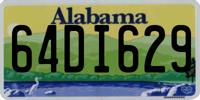 AL license plate 64DI629