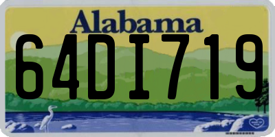 AL license plate 64DI719
