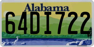 AL license plate 64DI722