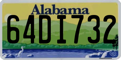AL license plate 64DI732