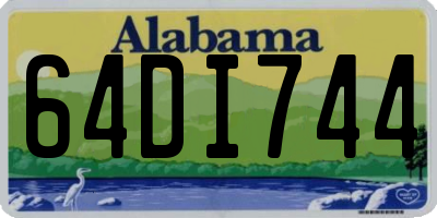 AL license plate 64DI744