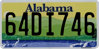 AL license plate 64DI746