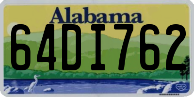 AL license plate 64DI762