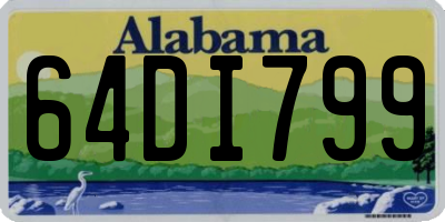 AL license plate 64DI799