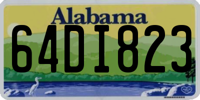 AL license plate 64DI823