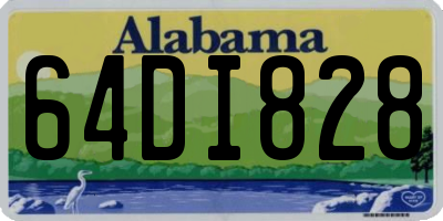 AL license plate 64DI828