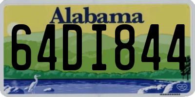 AL license plate 64DI844