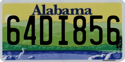AL license plate 64DI856