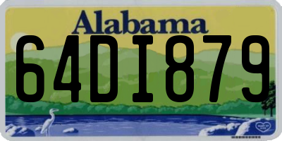 AL license plate 64DI879