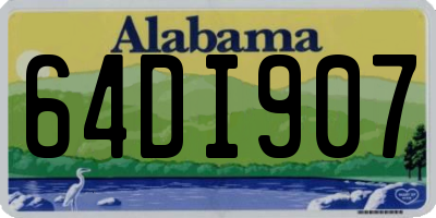 AL license plate 64DI907