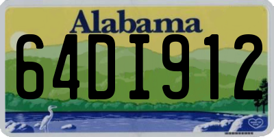 AL license plate 64DI912