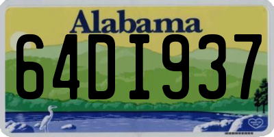 AL license plate 64DI937