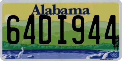 AL license plate 64DI944