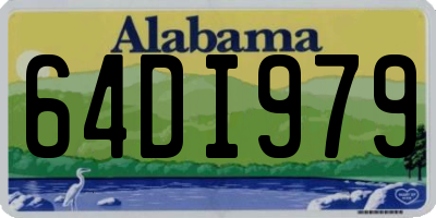 AL license plate 64DI979