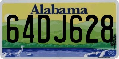 AL license plate 64DJ628