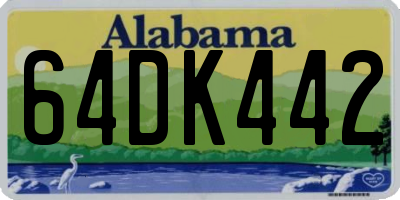 AL license plate 64DK442