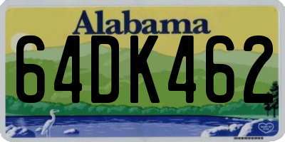 AL license plate 64DK462