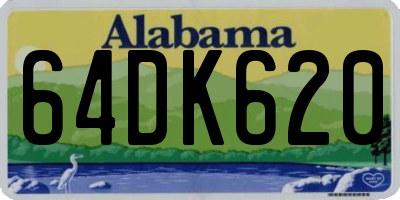 AL license plate 64DK620