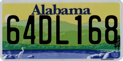 AL license plate 64DL168
