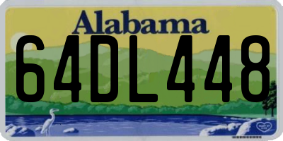 AL license plate 64DL448