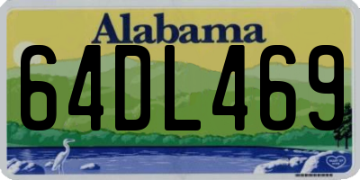 AL license plate 64DL469