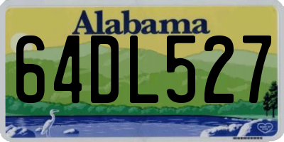 AL license plate 64DL527