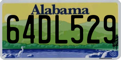 AL license plate 64DL529