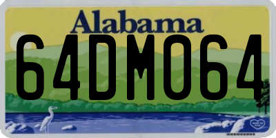 AL license plate 64DM064