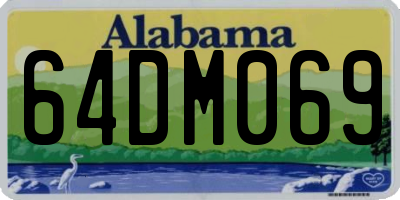 AL license plate 64DM069