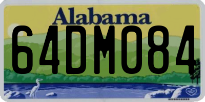 AL license plate 64DM084