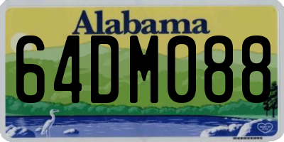 AL license plate 64DM088