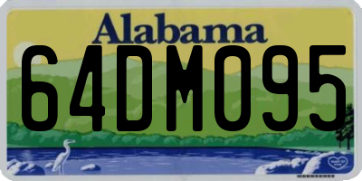 AL license plate 64DM095