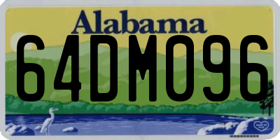 AL license plate 64DM096
