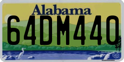 AL license plate 64DM440
