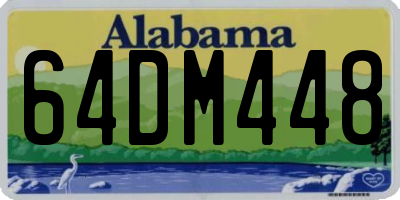 AL license plate 64DM448