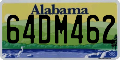 AL license plate 64DM462