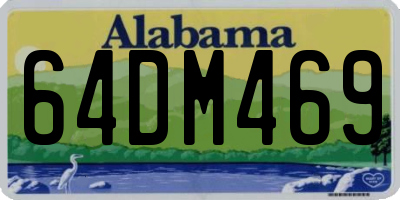 AL license plate 64DM469
