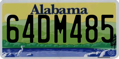 AL license plate 64DM485