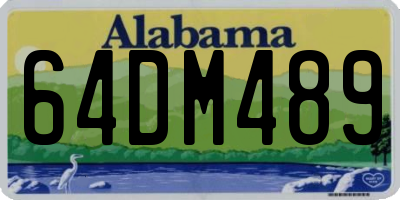 AL license plate 64DM489